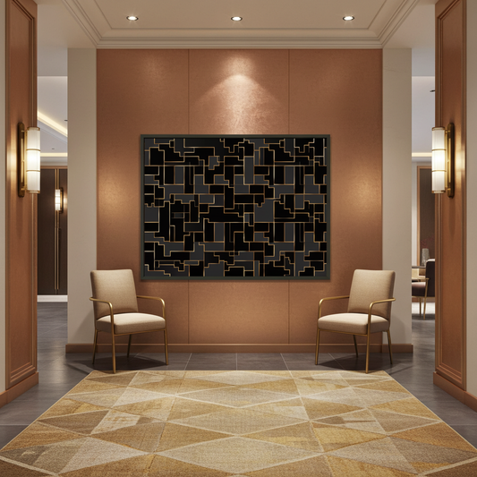 The Circuit Matrix Luxury Art Print