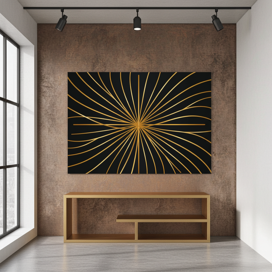The Radial Arc Luxury Statement Wall Art