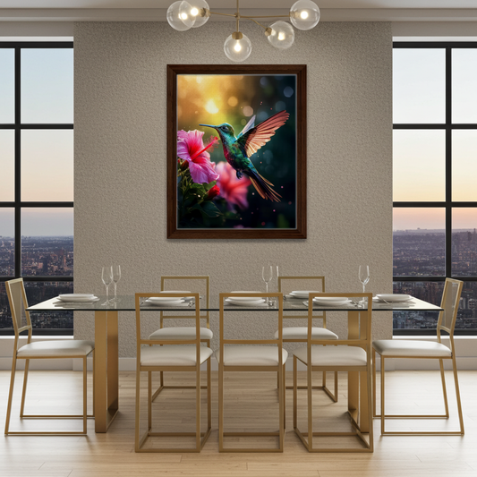 Hummingbird Harmony | Vibrant Spring Wildlife Art