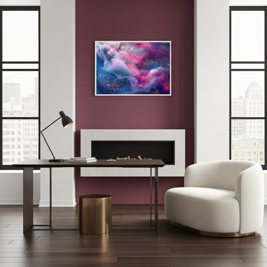 Cosmic Nebula Starlight Fine Art Print | Artflex Canvas