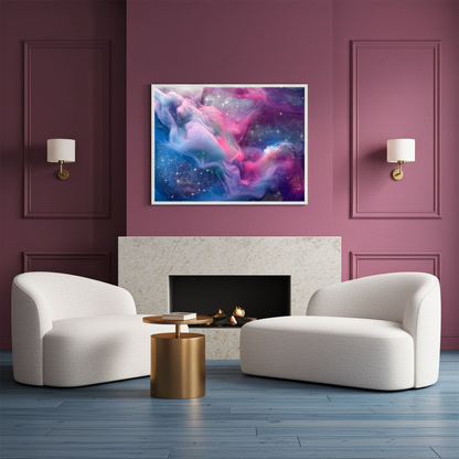 Cosmic Nebula Starlight Fine Art Print | Artflex Canvas