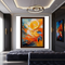 Abstract Citrus Blossom | Modern Spring Energy Wall Art