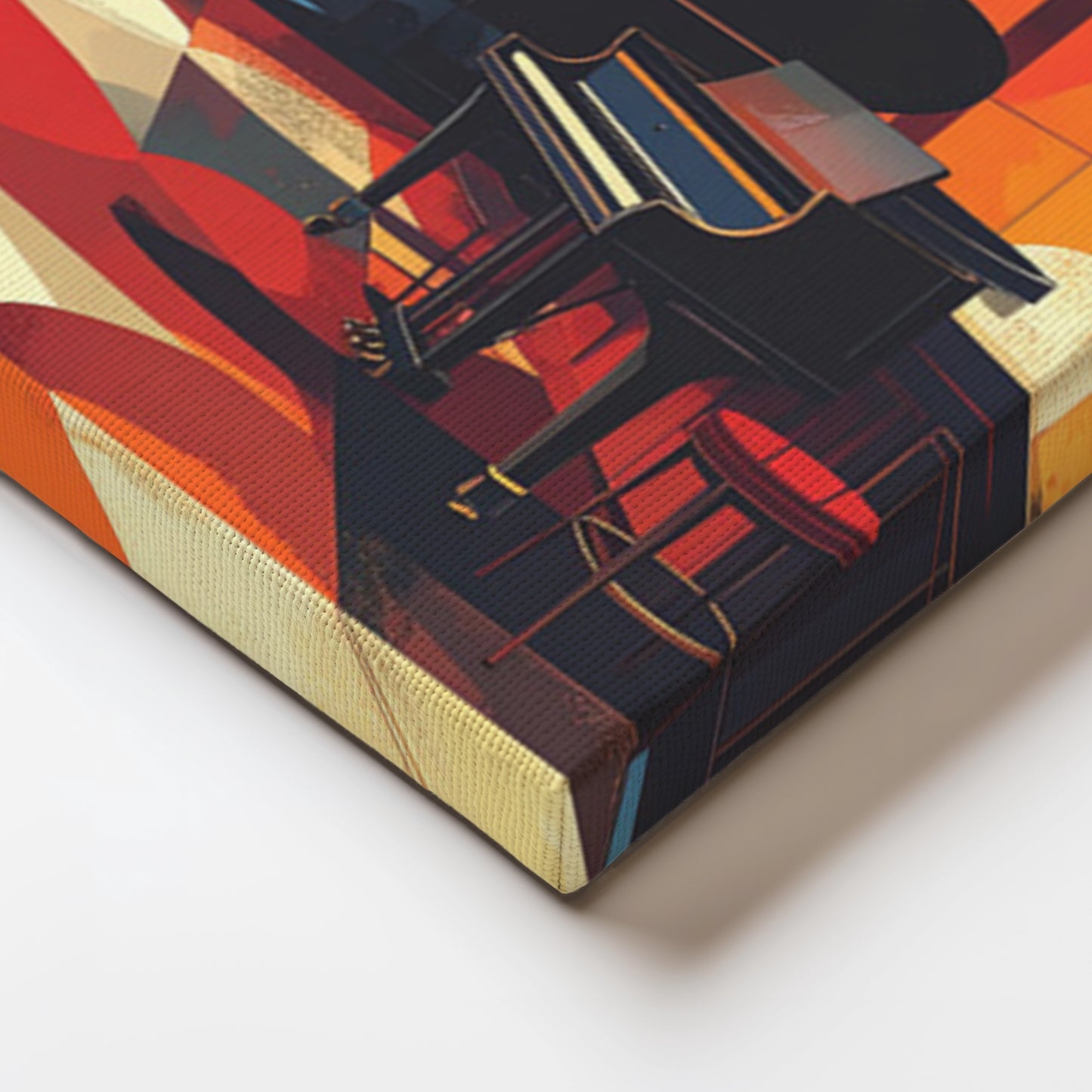 Art Deco Jazz Club Canvas Print – 1920s Inspired Illustration