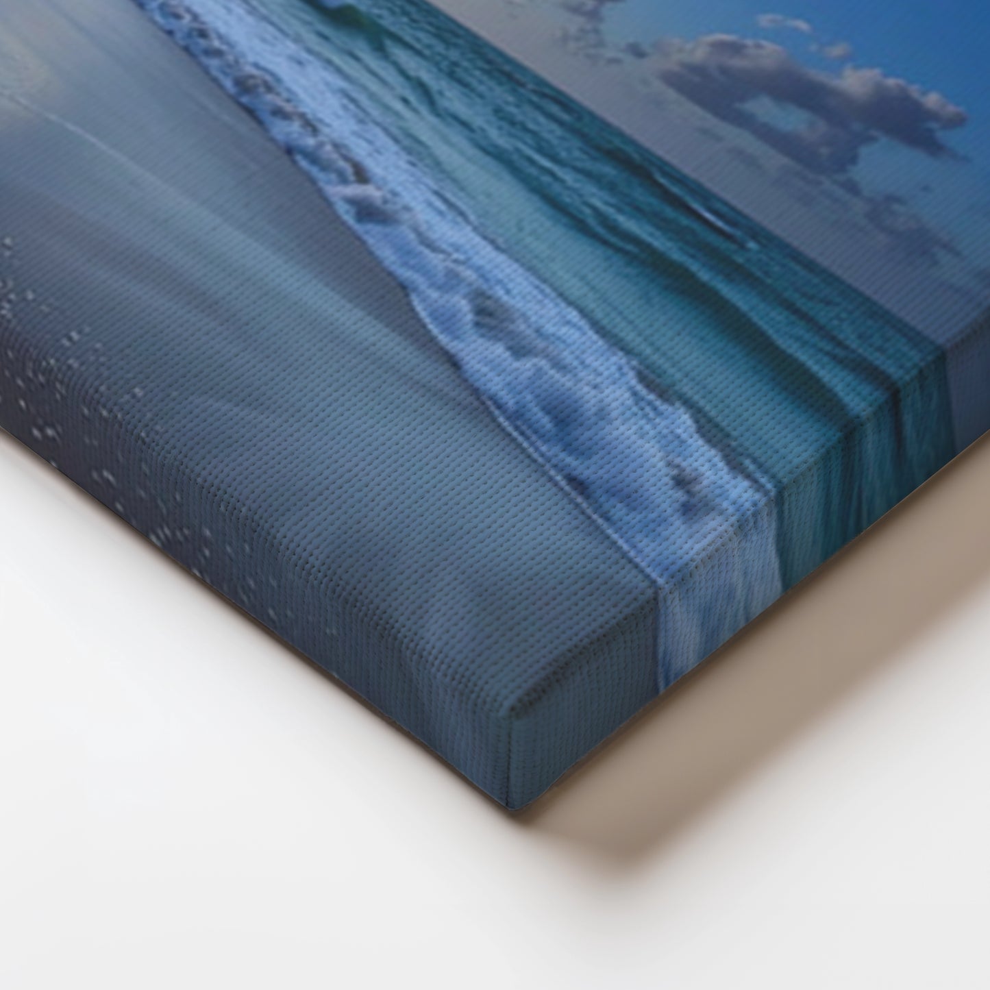 Nocturnal Radiance - Moonlit Coast & Tranquil Waves