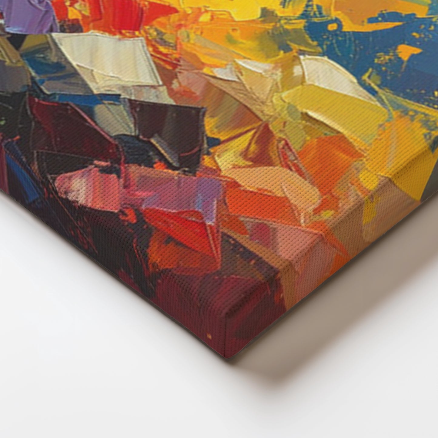 Chromatic Energy - Oversized Abstract Brushstrokes