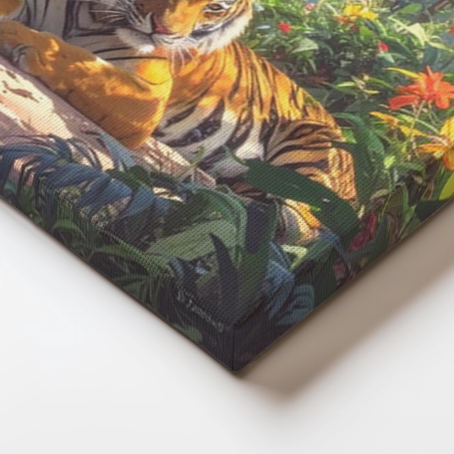 Stunning Anaconda & Tiger | Artflex Canvas