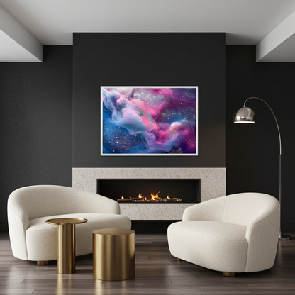 Cosmic Nebula Starlight Fine Art Print | Artflex Canvas