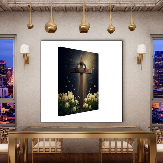 Sacrifice & Renewal: Crown of Thorns Wall Art