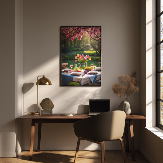 Spring Garden Brunch Still Life Art