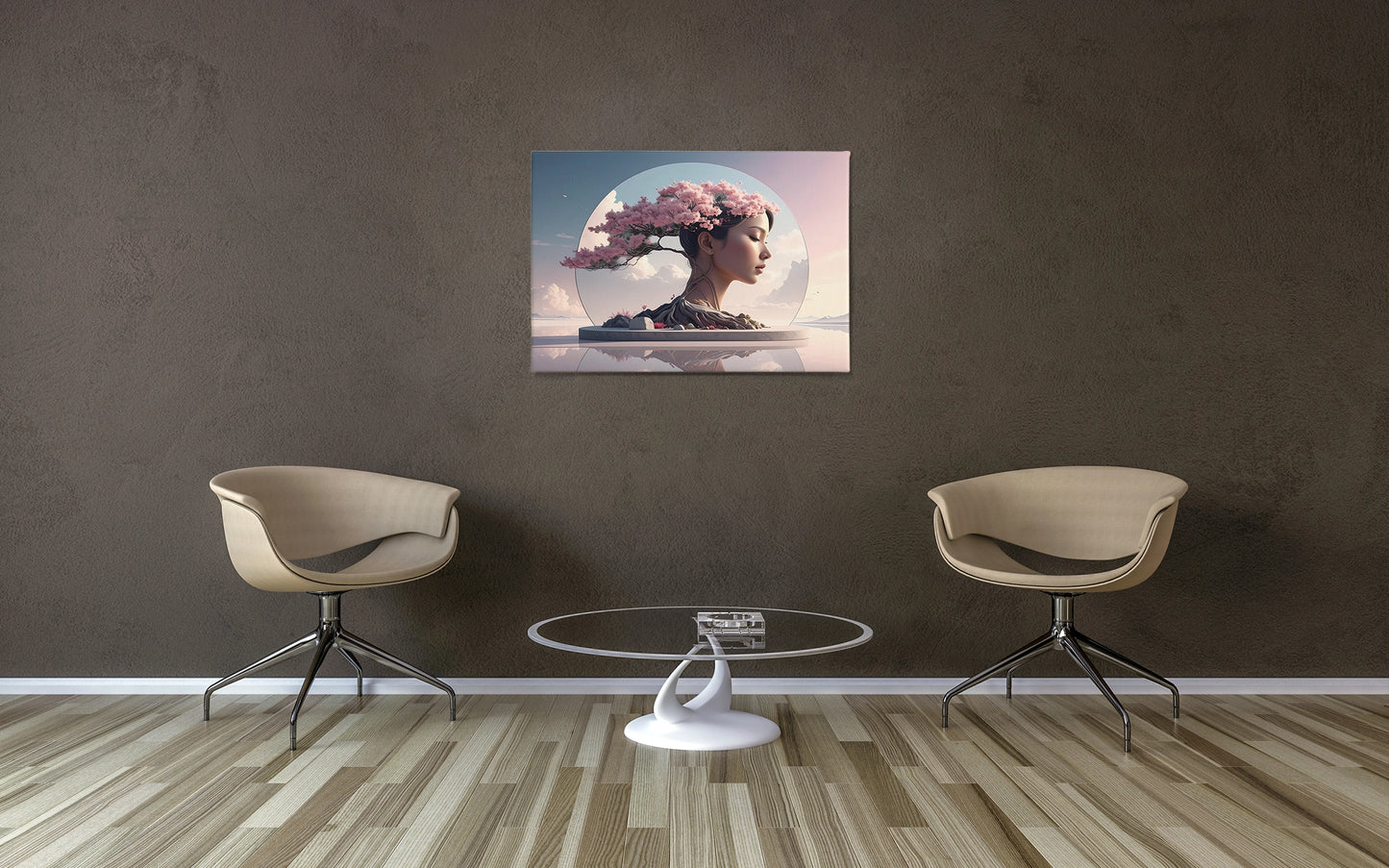 Wall Art- Beautiful Minimalist Art Canvas Print -  Custom Sizes Available