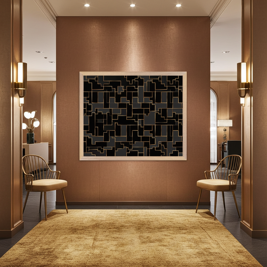 The Circuit Matrix Luxury Art Print