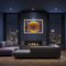 Celestial Reflection: Golden Tree of Life Luxury Canvas Art