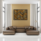 The Golden Herringbone Geometric Art