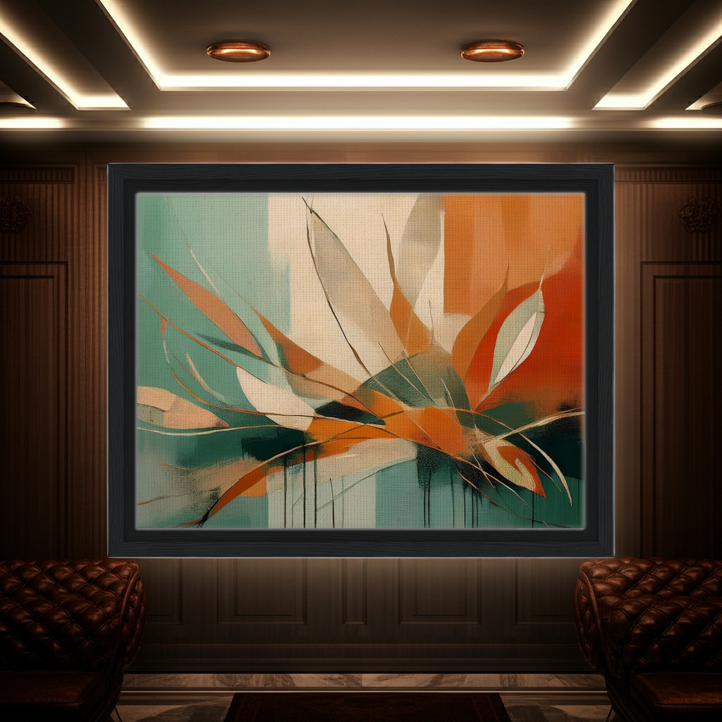 "Grounded Earth" Biophilic Textured Abstract Art