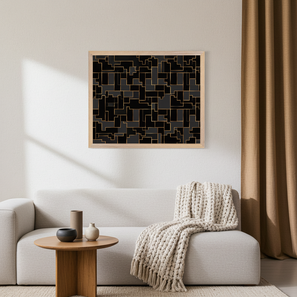 The Circuit Matrix Luxury Art Print