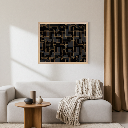 The Circuit Matrix Luxury Art Print