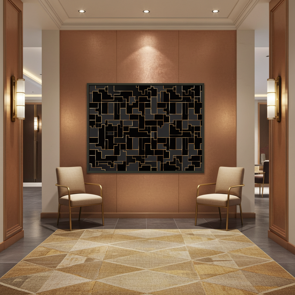 The Circuit Matrix Luxury Art Print