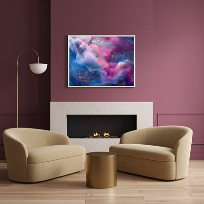 Cosmic Nebula Starlight Fine Art Print | Artflex Canvas