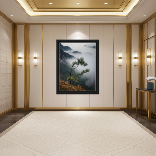 Zen Japandi Landscape Art | High-Quality Custom Imprinted Decor