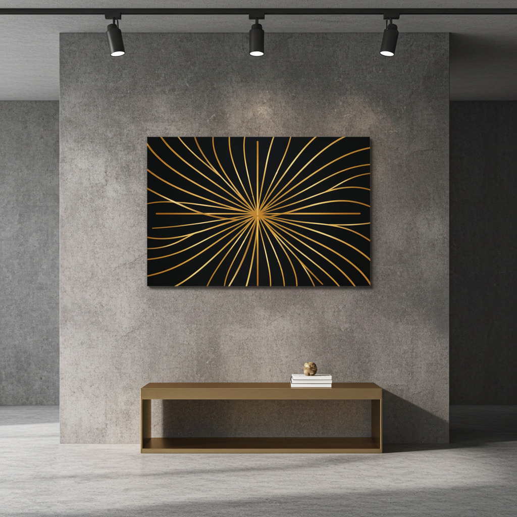 The Radial Arc Luxury Statement Wall Art
