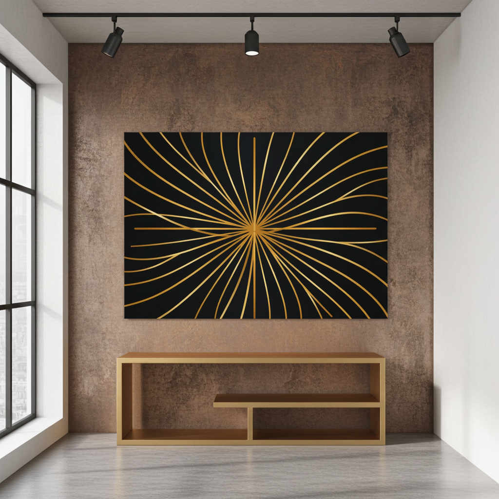 The Radial Arc Luxury Statement Wall Art