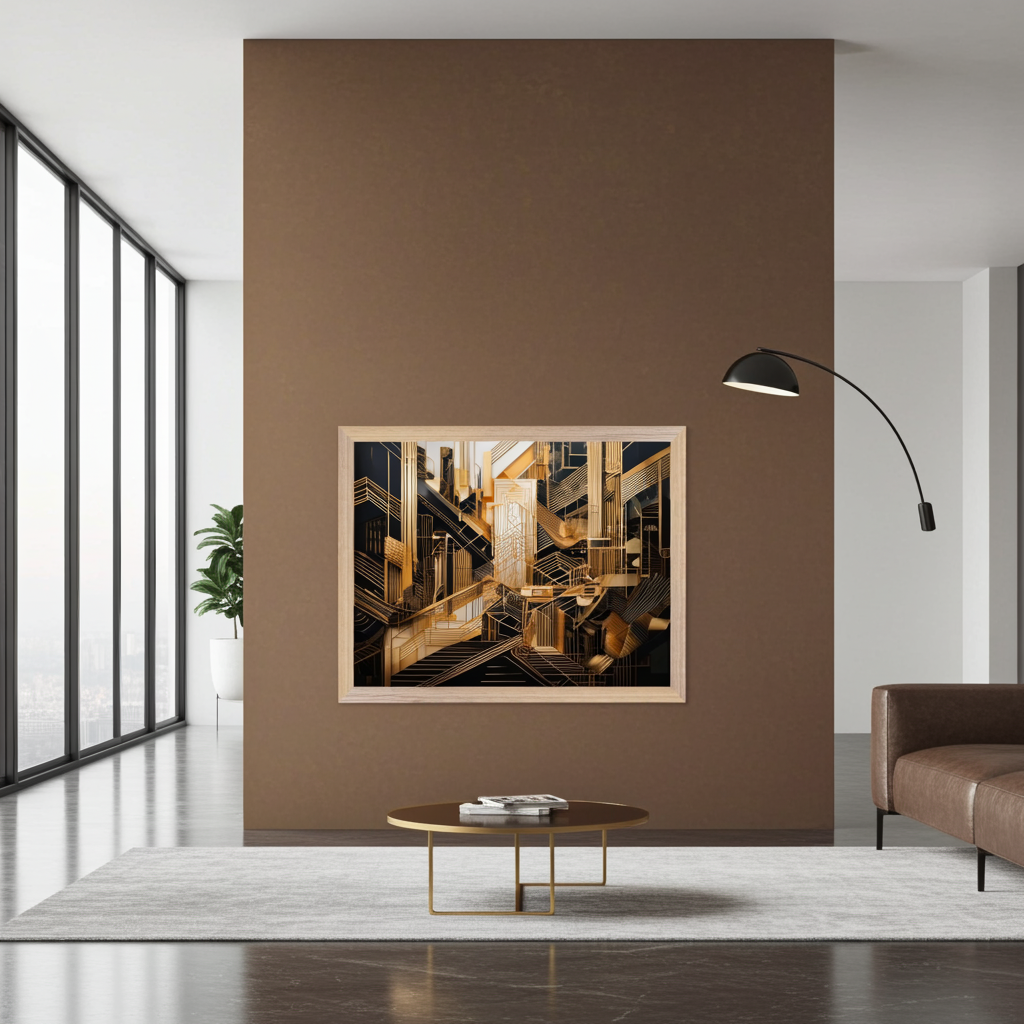 The Gilded Metropolis Fine Art Print