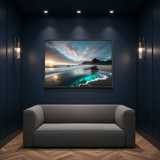 Wall art - Ocean whisper , coastal serenity
