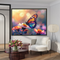 Realistic  Butterfly  Print - Iridescent Wings on Flower Macro Art