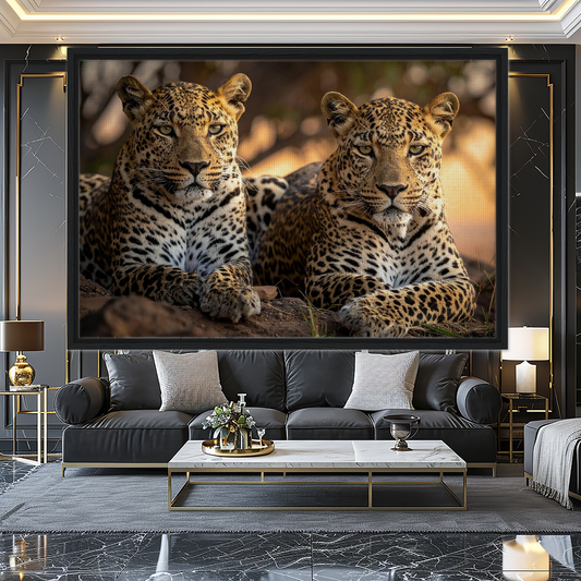 Majestic Leopards in the Wild - Premium Wildlife Photography Art