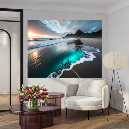 Ocean whisper , coastal serenity-Wall Art