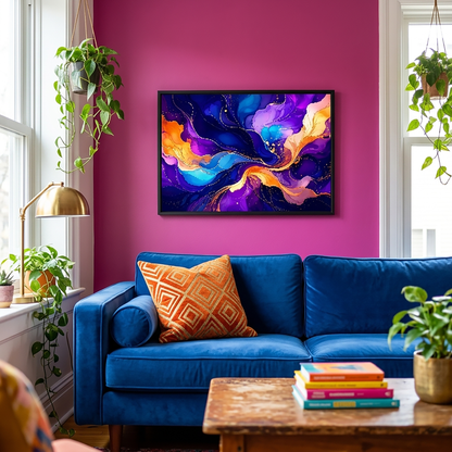 Trending Beautiful  Colorful Abstract Art Print