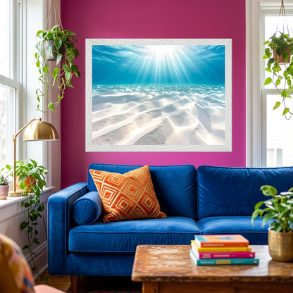 Underwater Sunlight Beams | Artflex Canvas
