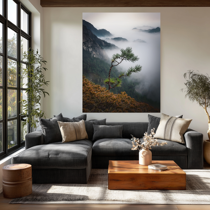 Zen Japandi Landscape Art | High-Quality Custom Imprinted Decor