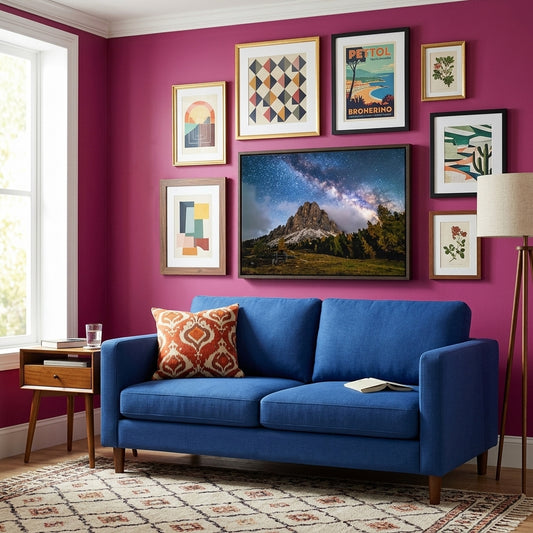 Stunning Nebula and Stars Canvas Wall Art Print