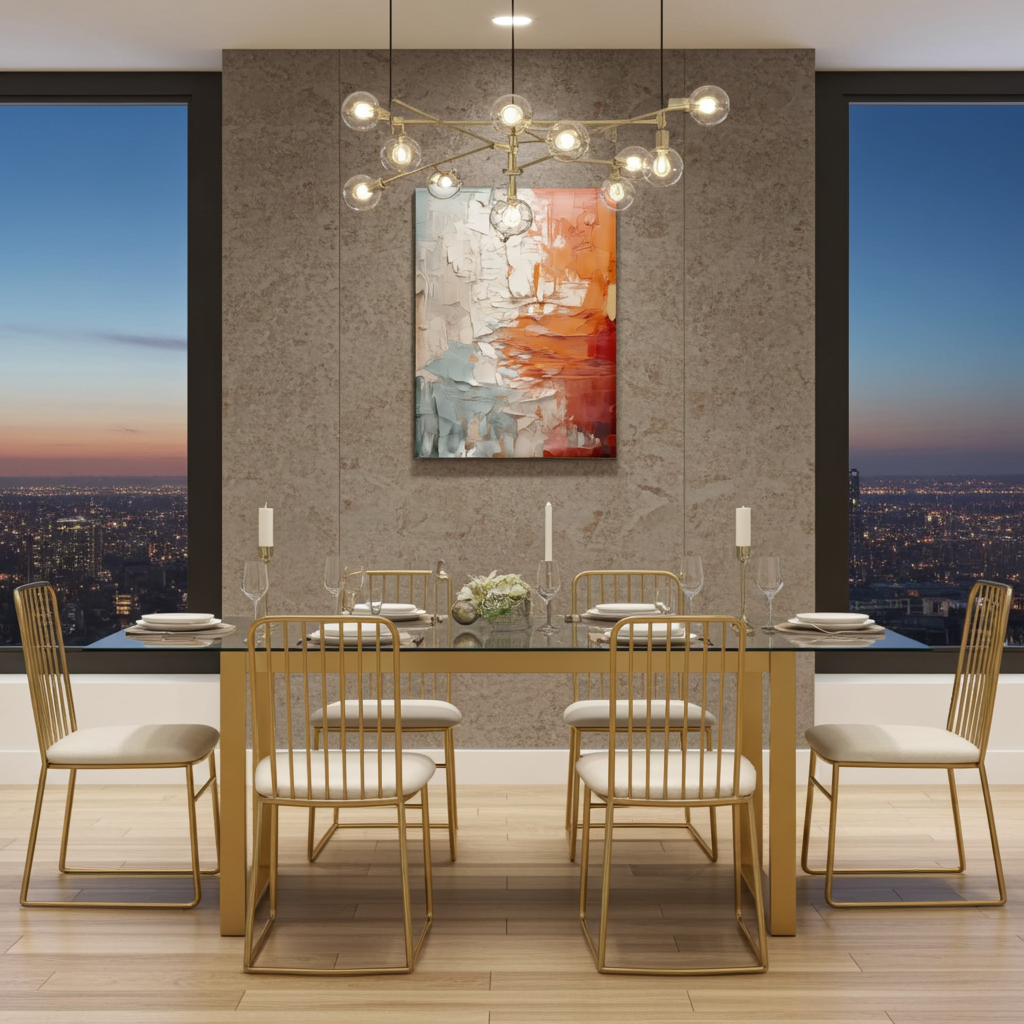 Tactile Grandeur - 3D Textured Contemporary Canvas