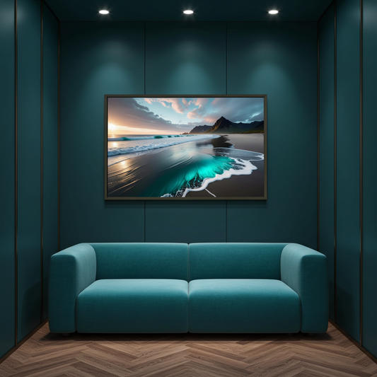 Wall art - Ocean whisper , coastal serenity