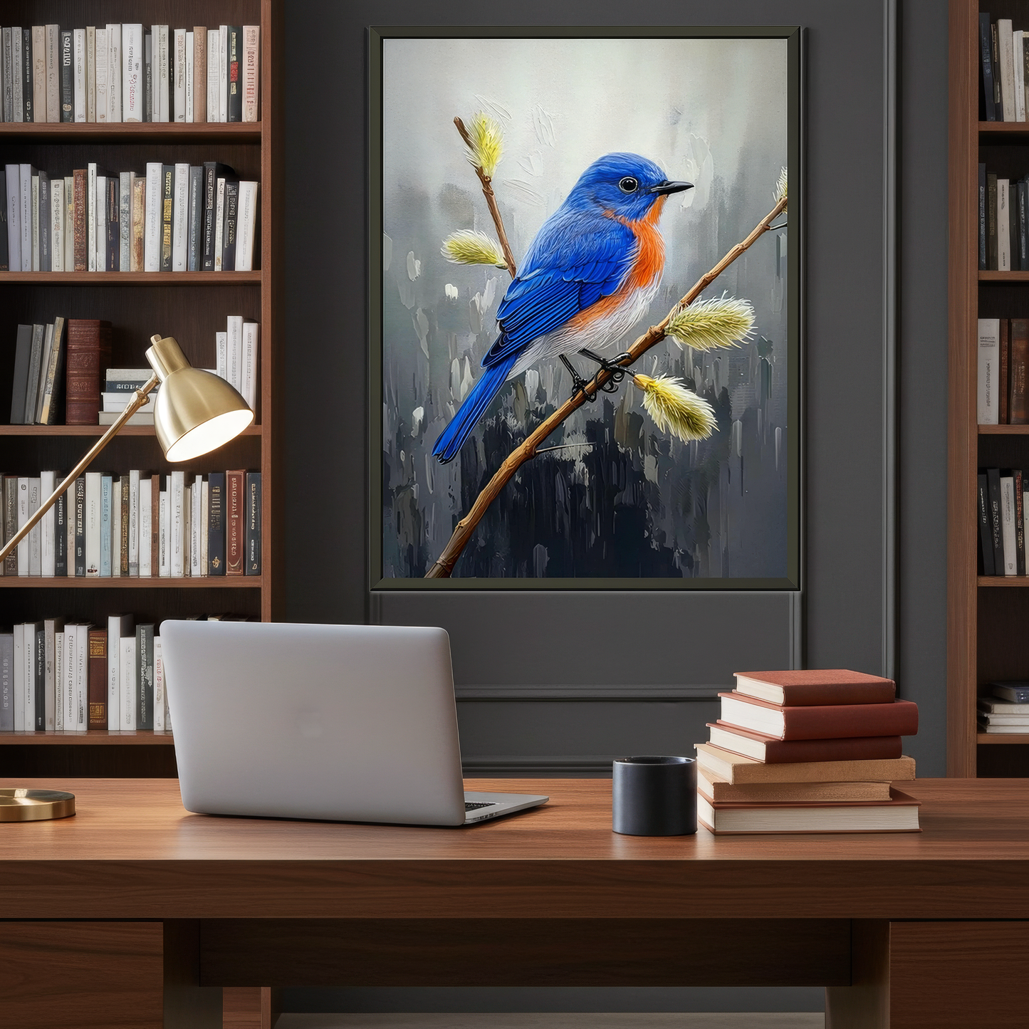 The Bluebird’s Return | Classic Spring Wildlife Wall Art
