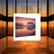 Mountain River Mirror : Where Snow Meets Sunset  Wall Art