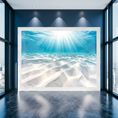 Underwater Sunlight Beams | Artflex Canvas