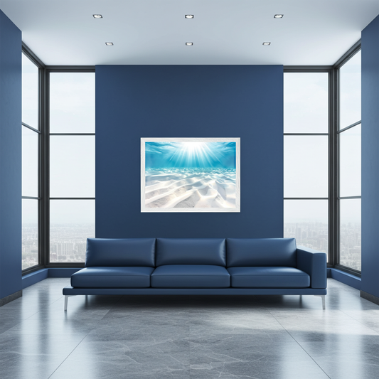 Underwater Sunlight Beams | Artflex Canvas