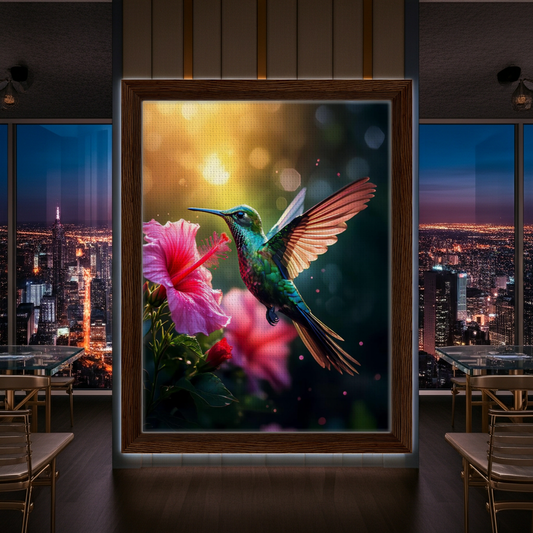 Hummingbird Harmony | Vibrant Spring Wildlife Art
