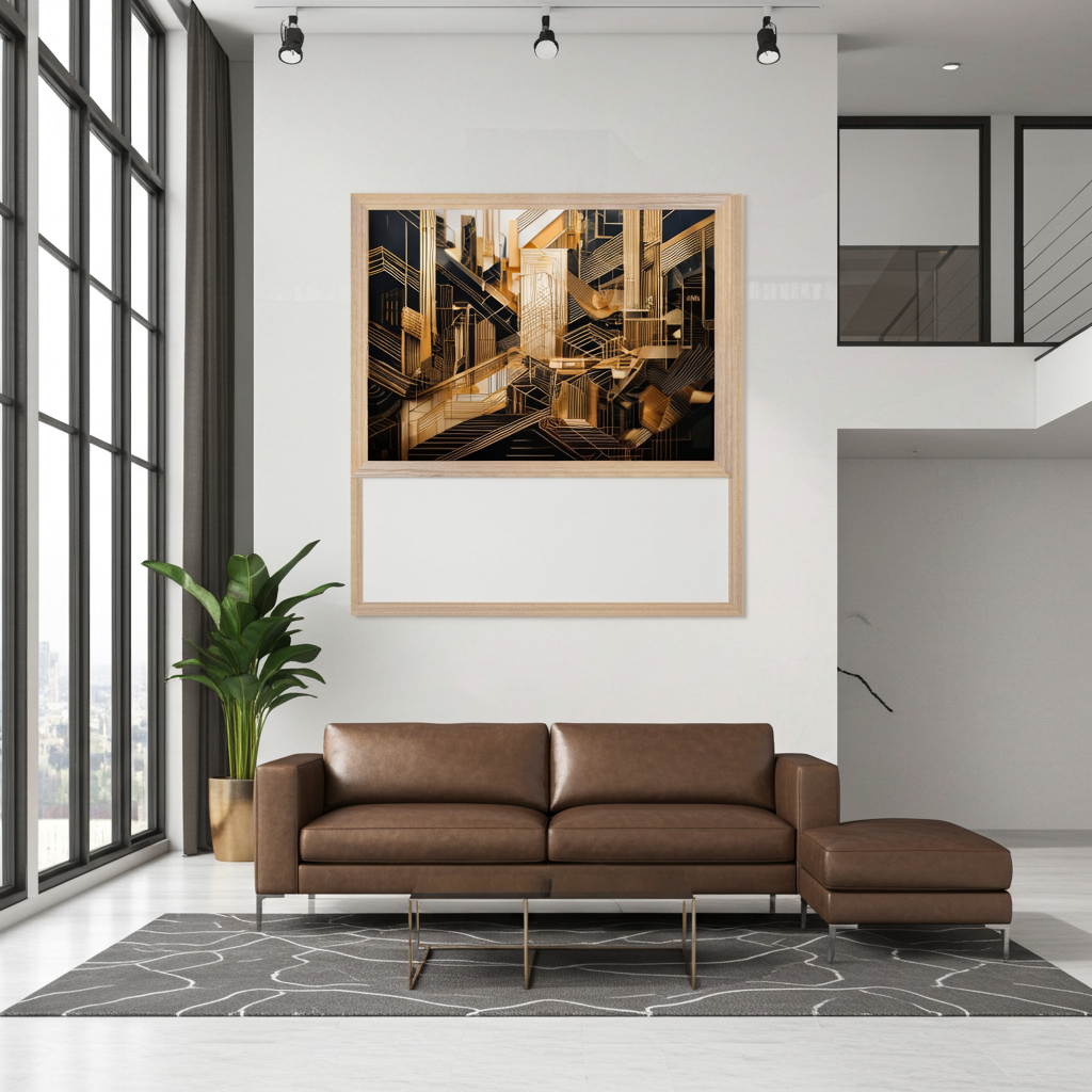 The Gilded Metropolis Fine Art Print