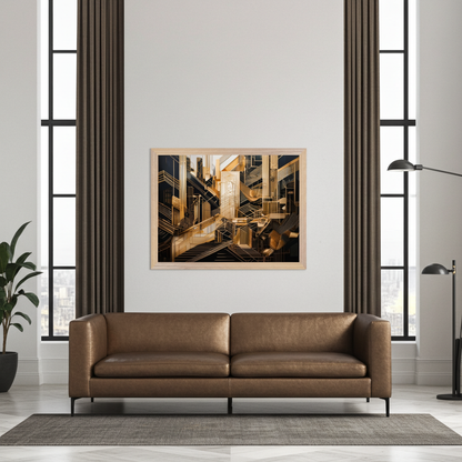 The Gilded Metropolis Fine Art Print