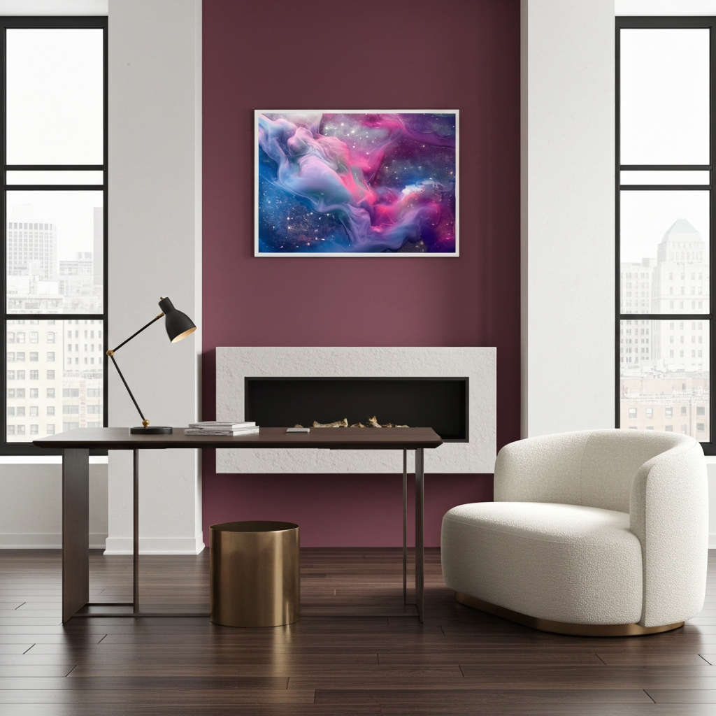 Cosmic Nebula Starlight Fine Art Print | Artflex Canvas