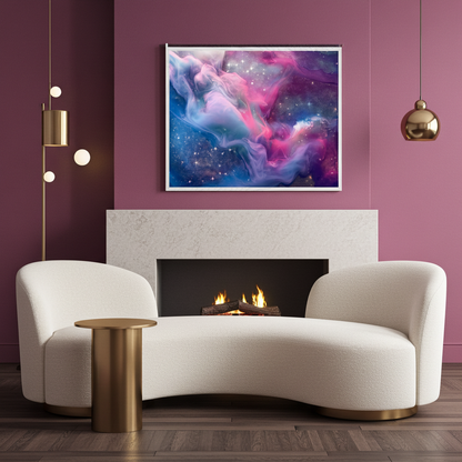 Cosmic Nebula Starlight Fine Art Print | Artflex Canvas