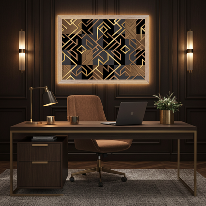 The Textured Deco Mosaic Wall Art