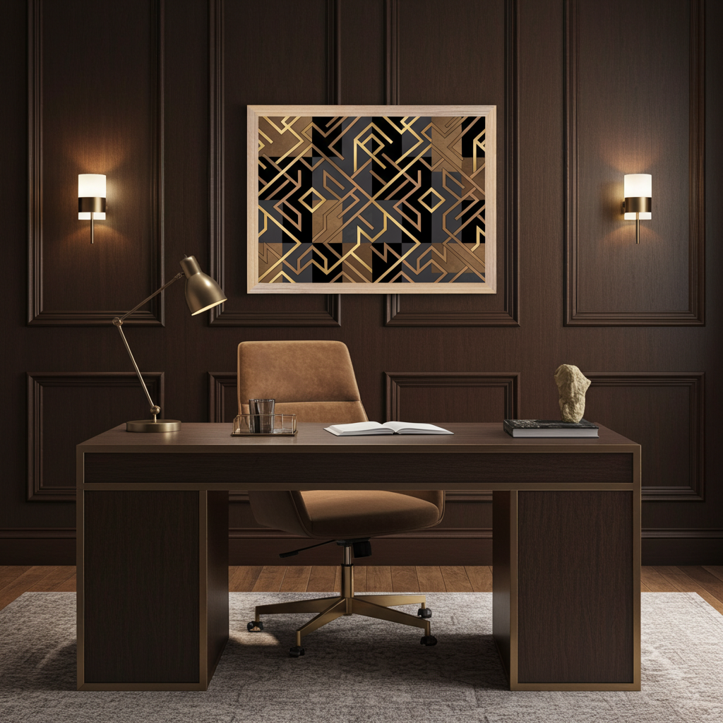 The Textured Deco Mosaic Wall Art