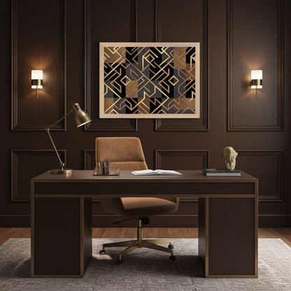 The Textured Deco Mosaic Wall Art
