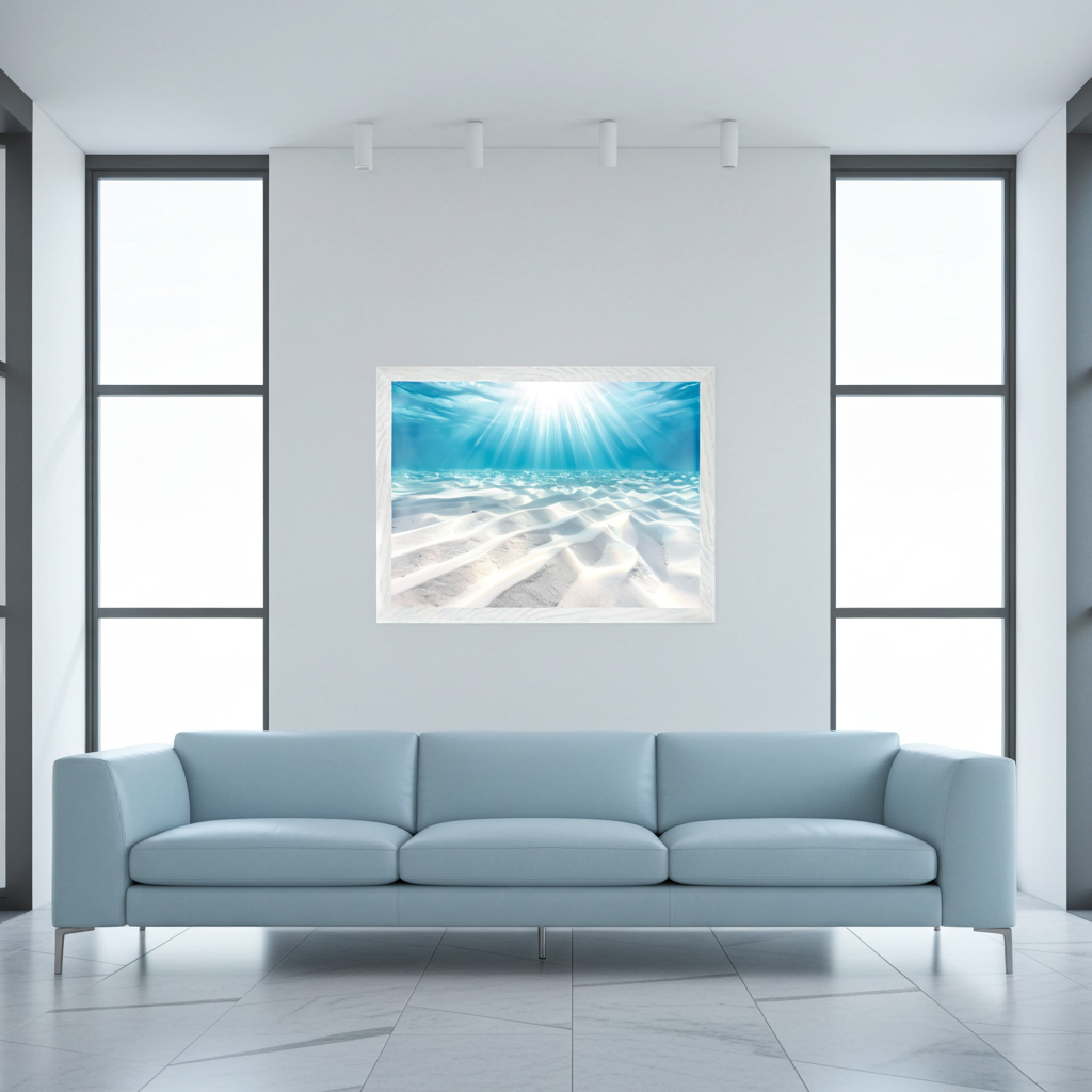Underwater Sunlight Beams | Artflex Canvas