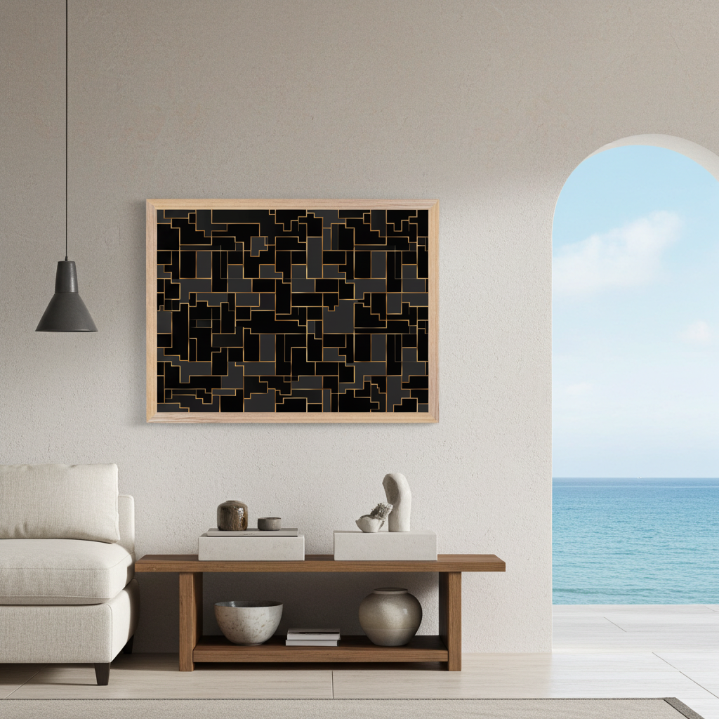 The Circuit Matrix Luxury Art Print